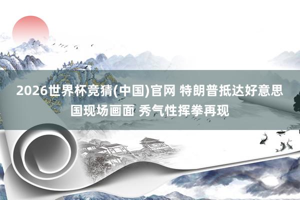 2026世界杯竞猜(中国)官网 特朗普抵达好意思国现场画面 秀气性挥拳再现